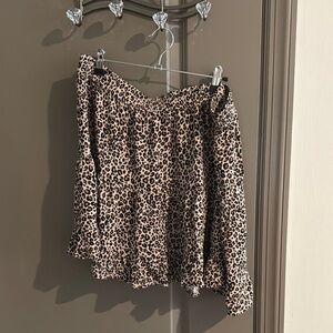 Leopard Print American Eagle Skirt